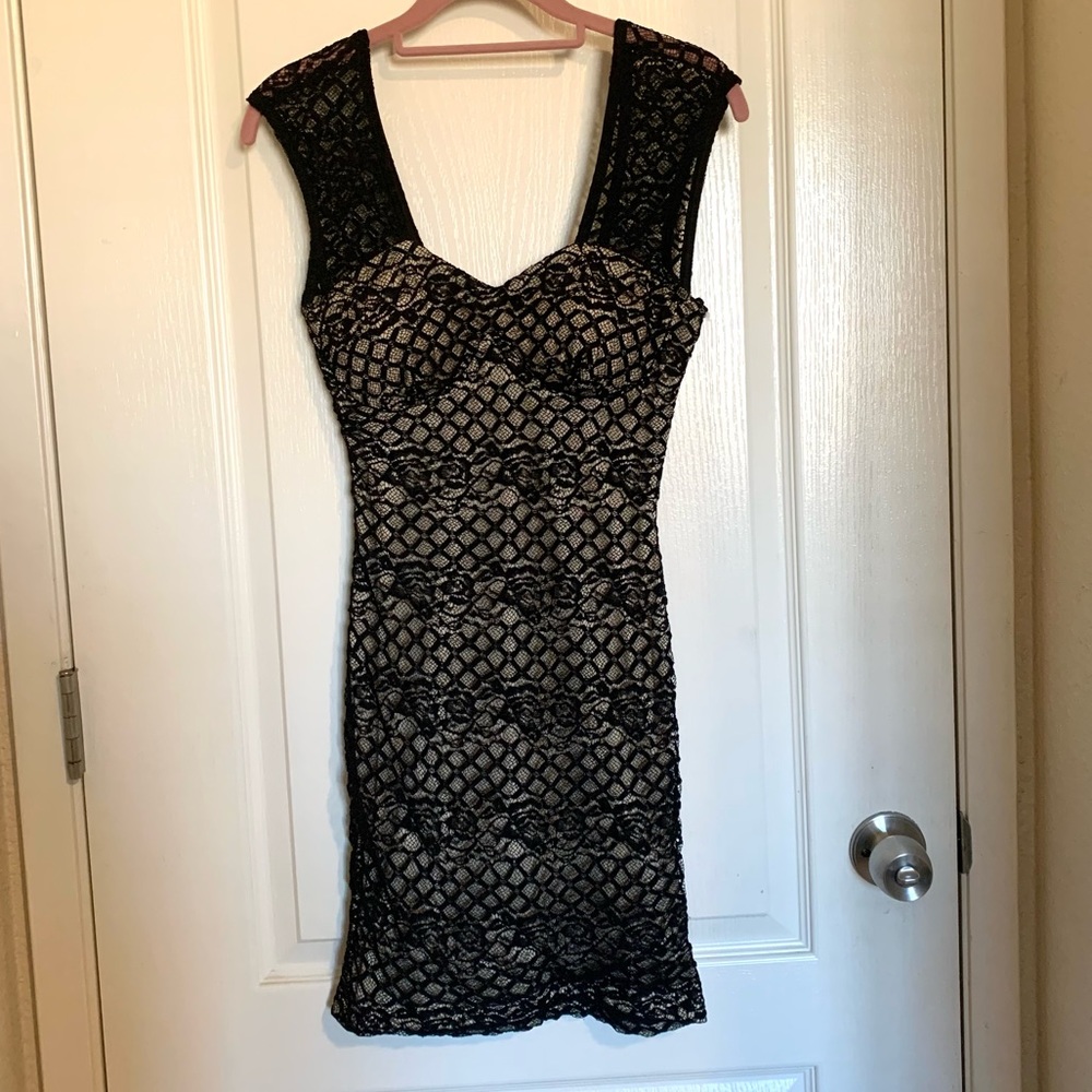 Foreign Exchange Lace Bodycon Dress
